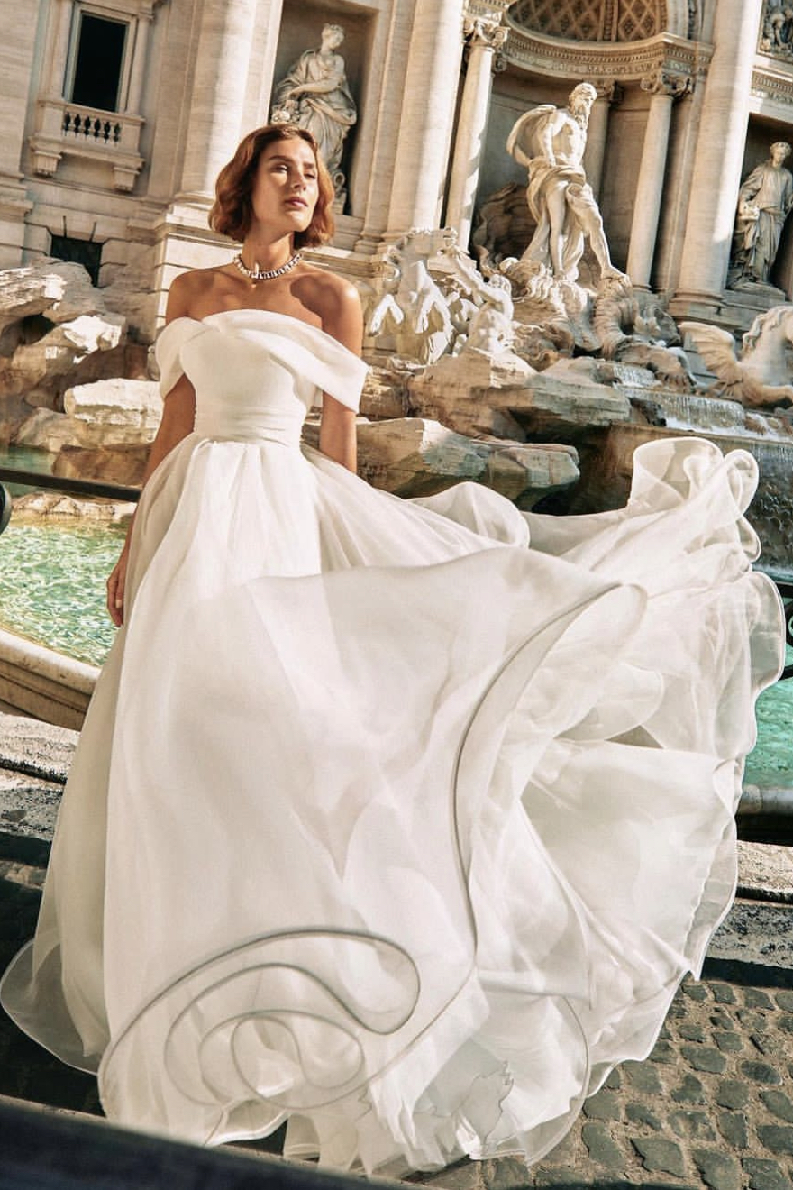 a-line-organza-wedding-dresses-with-off-the-shoulder-neckline