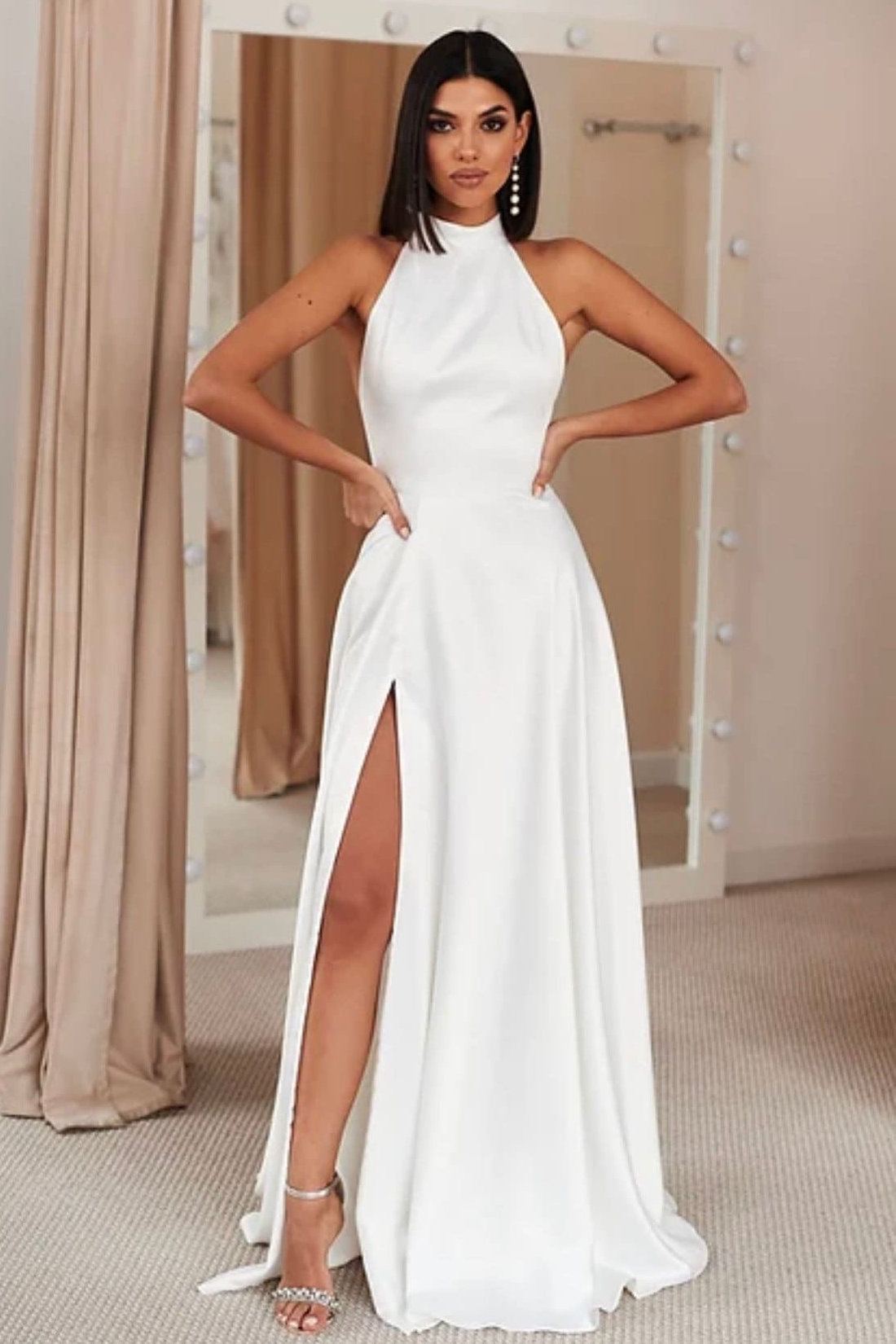 high-halter-wedding-dress-with-split-side