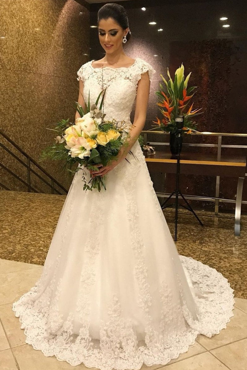 appliques-lace-bride-modest-wedding-dresses-cap-sleeves