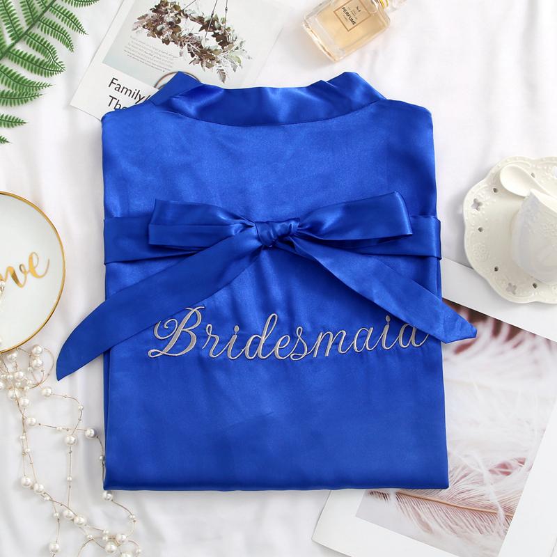 Bridesmaid Wedding Party Robes Girlfriends Bathrobes Sexy Pajamas