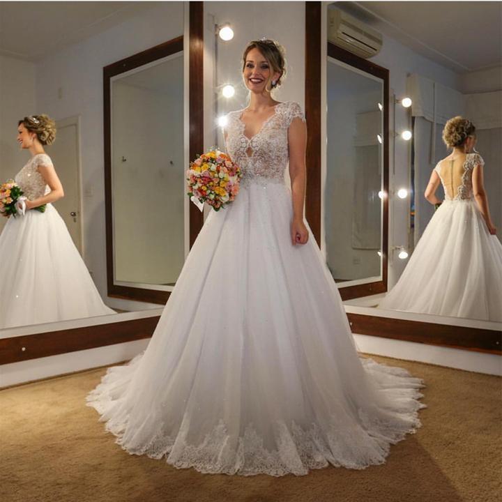 illusion-lace-beaded-wedding-dress-with-cap-sleeves-1