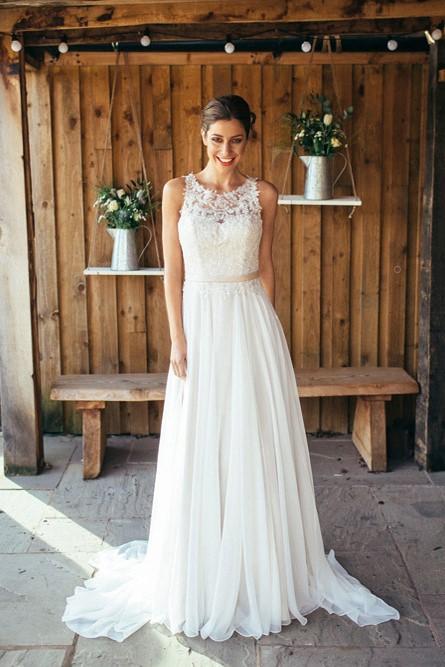 ivory-beach-wedding-dress-lace-chiffon-skirt-vestido-de-novia-de-playa-2