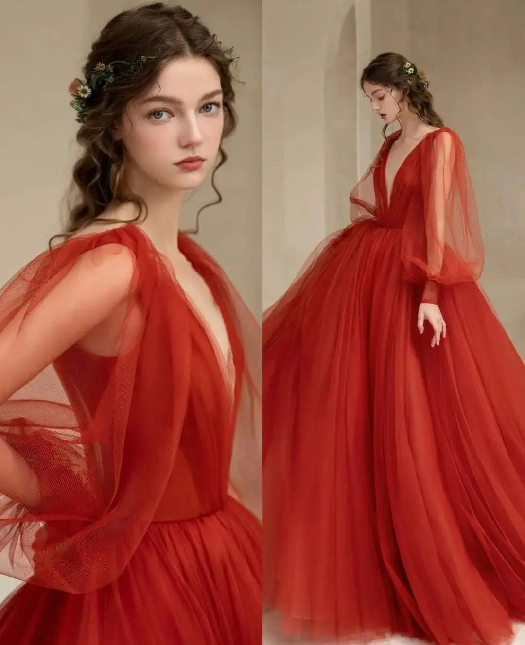 princess-red-prom-dresses-with-tulle-skirt-2