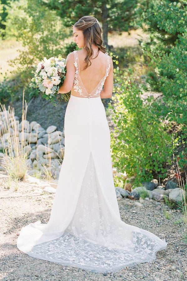 v-shape-lace-train-summer-bridal-dresses-wedding-2020-1