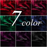 Velvet Long-sleeves Ink Blue Evening Dresses with V-neck