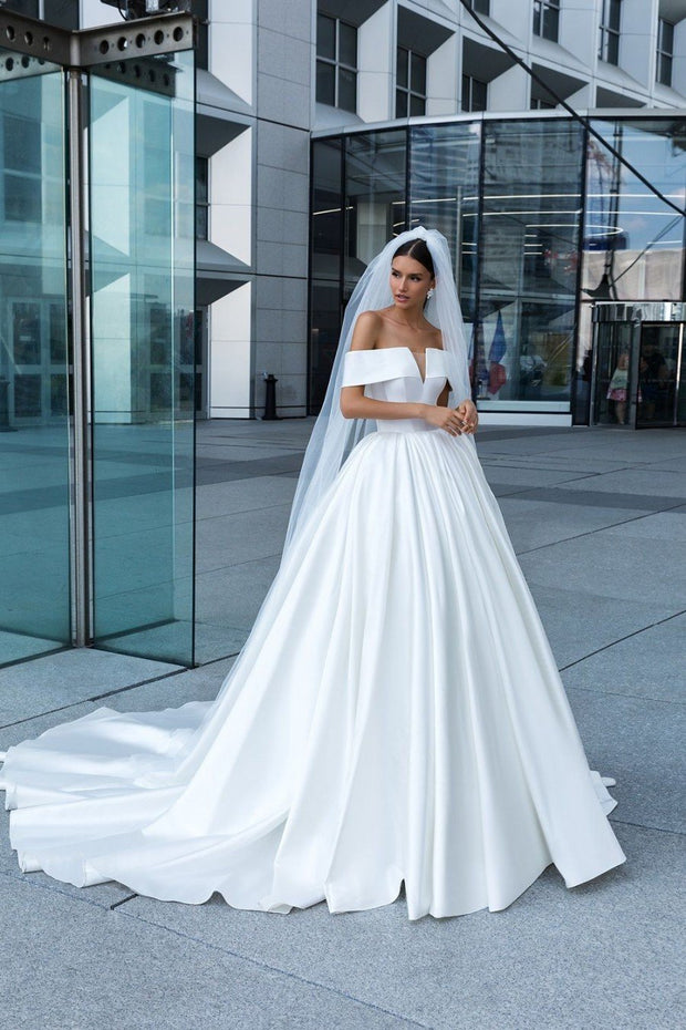 2019-white-satin-wedding-dress-with-off-the-shoulder-1