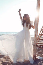 2020-beach-wedding-dresses-with-flutter-sleeves