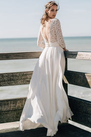 2020-lace-chiffon-boho-wedding-dresses-with-sleeves-1