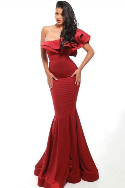 2020-mermaid-red-prom-dresses-with-ruffled-single-shoulder