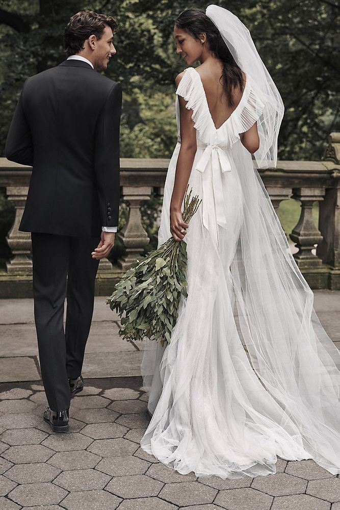 2020-summer-boho-wedding-dresses-with-pleated-v-neckline-1