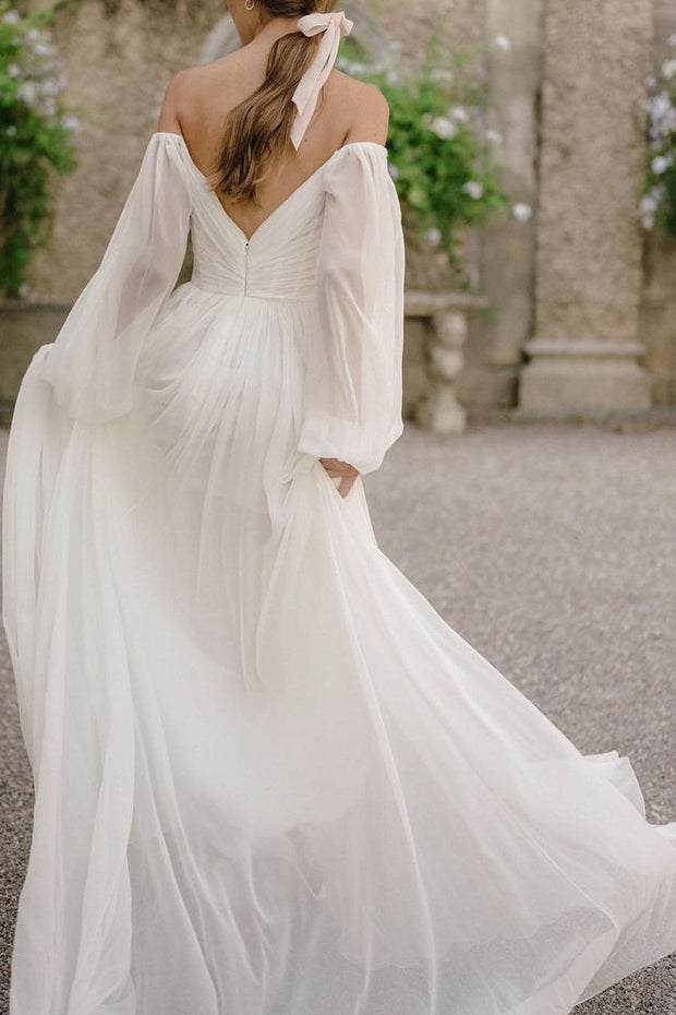 2021-summer-wedding-dresses-with-chiffon-long-sleeves-1