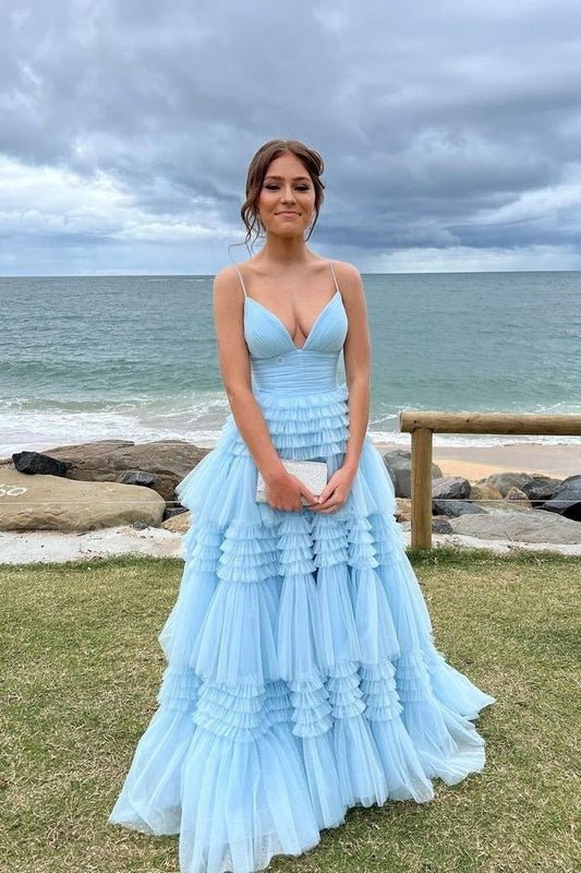 a-line-blue-tulle-prom-gown-with-layers-skirt