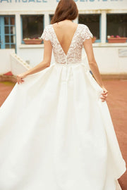 a-line-hi-lo-bride-dresses-with-satin-box-pleats-1