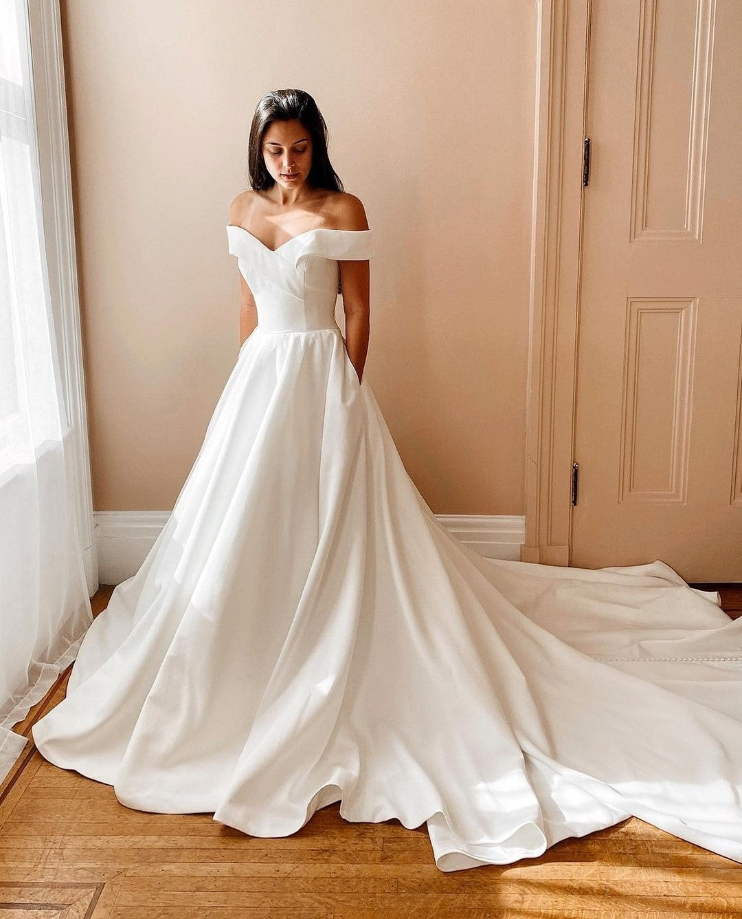 a-line-satin-long-train-bridal-gown-off-the-shoulder-2