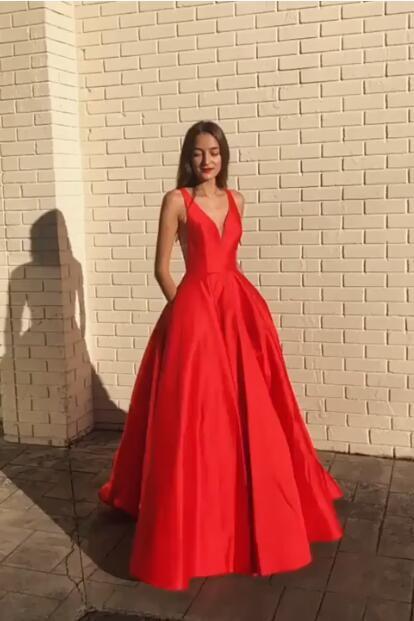 a-line-satin-red-prom-dress-2019-v-neckline-party-gowns