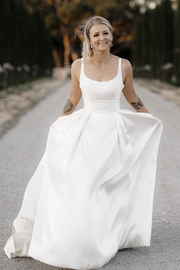 a-line-satin-square-neck-wedding-dresses-2023-new-style