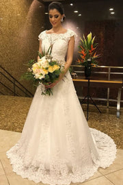 appliques-lace-bride-modest-wedding-dresses-cap-sleeves