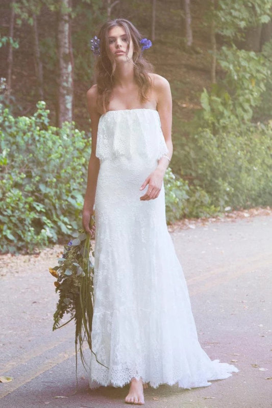 backless-bohemian-wedding-dresses-with-strapless-neckline