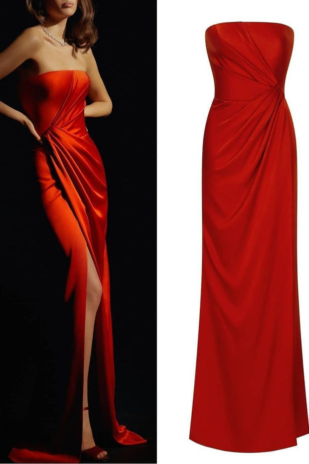backless-red-long-prom-gowns-with-strapless-bodice