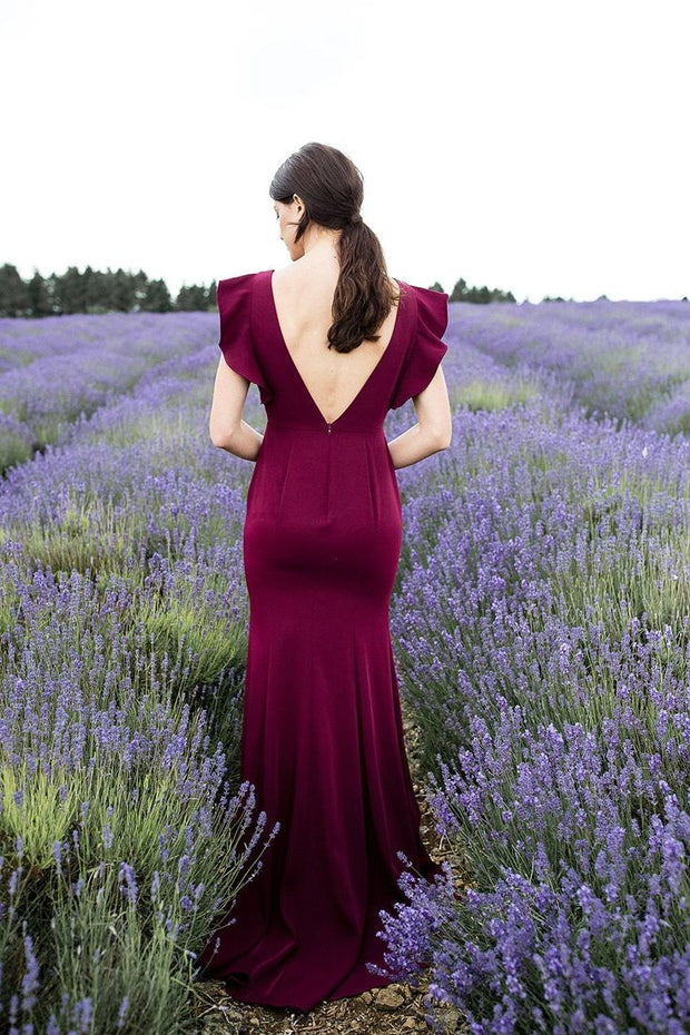 bateau-slim-long-prom-gowns-with-flounced-sleeves-1