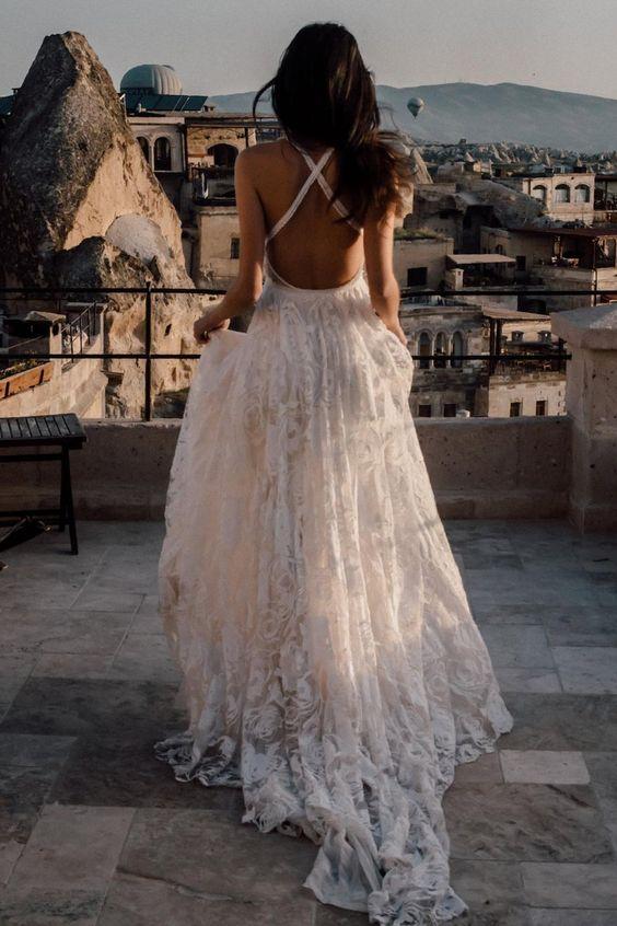 beach-lace-wedding-dresses-with-slit-side