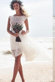 beach-short-lace-wedding-dress-with-swallowtail-skirt-1