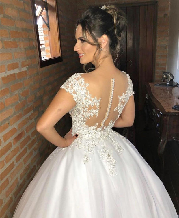 beaded-appliques-lace-wedding-dress-capped-sleeves-1