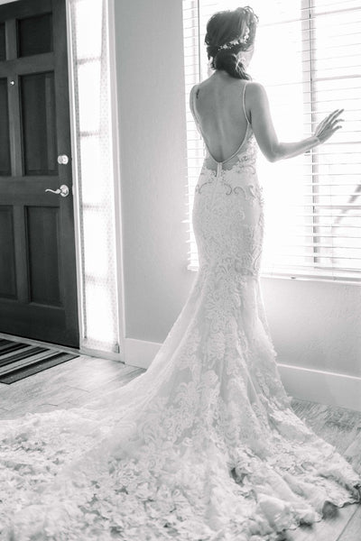 beaded-lace-mermaid-dress-for-wedding-spaghetti-straps-vestido-de-noiva-sereia