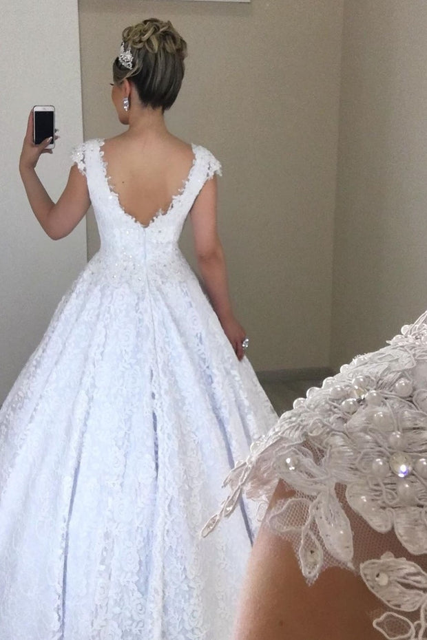 beaded-v-neckline-brazilian-lace-bridal-dresses-2020-1