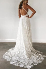 beautiful-lace-boho-wedding-gown-with-halter-straps-1