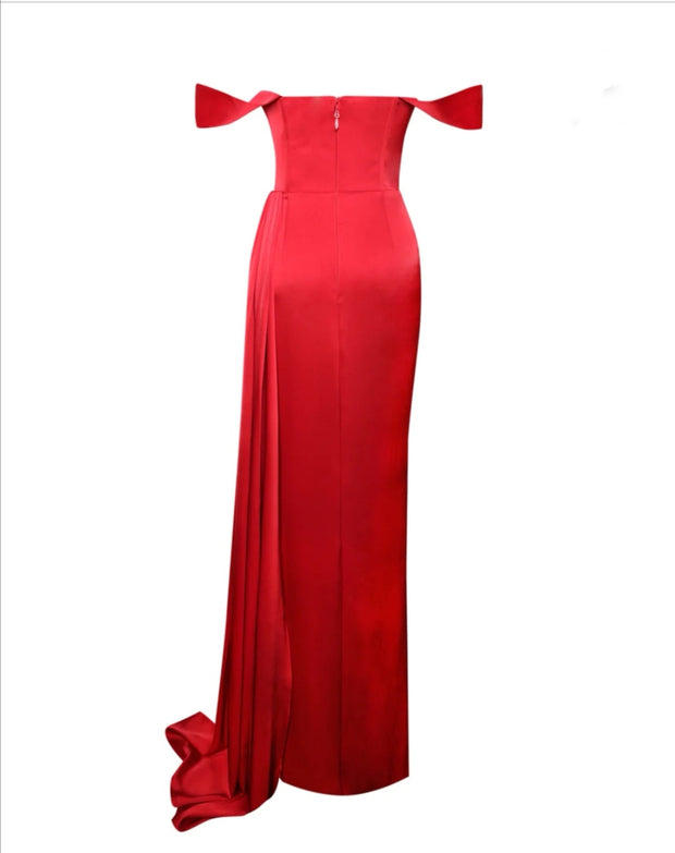 black-girls-red-prom-gown-with-high-leg-split-3