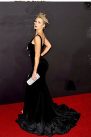 black-velvet-prom-long-dresses-wtih-square-neck-1