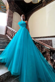 blue-tulle-prom-ball-gown-with-ruffled-neckline-1