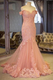 blush-pink-lace-mermaid-evening-gown-dress-with-off-the-shoulder-1