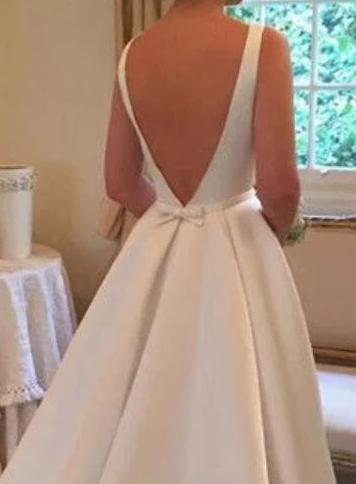 boat-neck-satin-a-line-wedding-gown-with-pockets-1