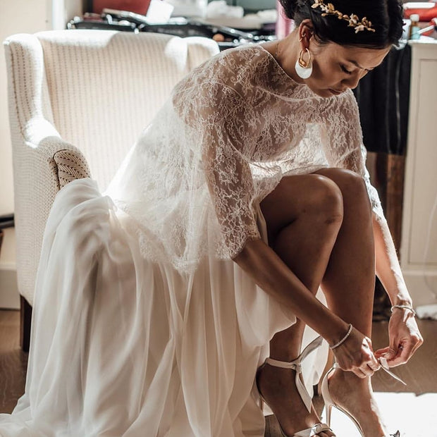 boho-style-chiffon-bride-dresses-with-lace-cape-1