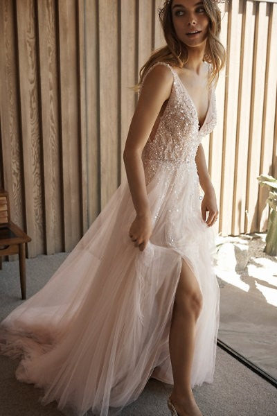 boho-tulle-crystals-wedding-gowns-with-side-slit-1