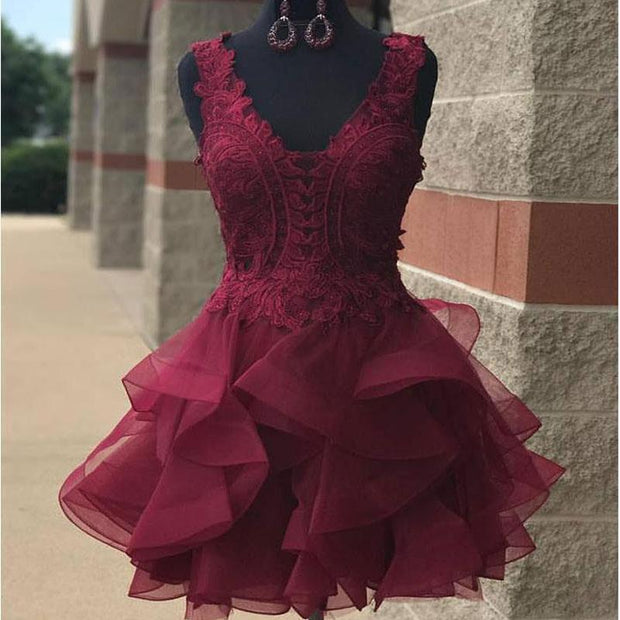burgundy-lace-short-homecoming-gown-with-horsehair-skirt-2