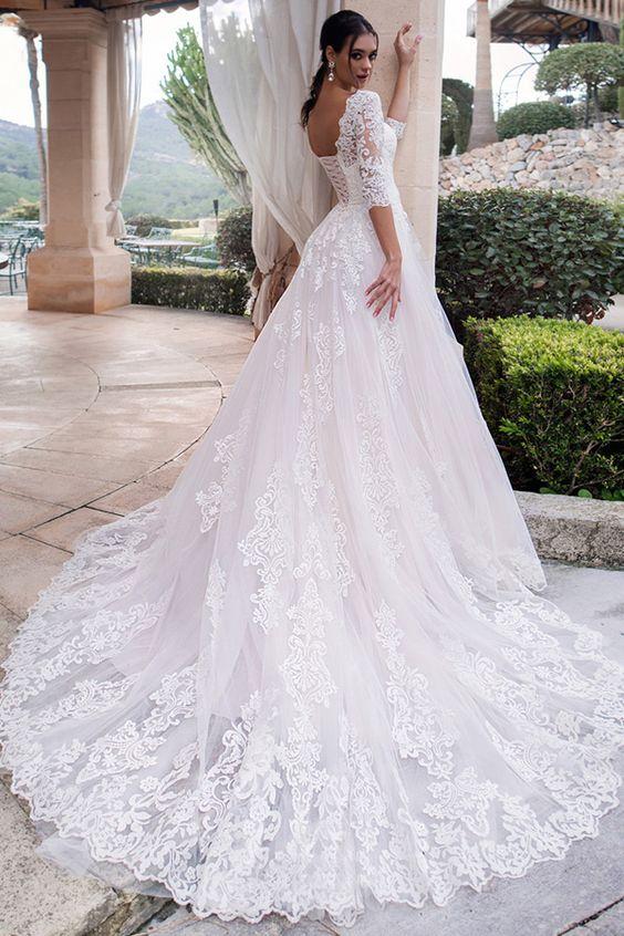 cathedral-train-white-lace-bridal-dresses-with-sleeves-vestido-de-boda-1
