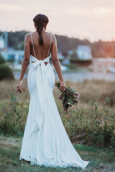 chic-slim-wedding-dress-with-ribbon-bow-back