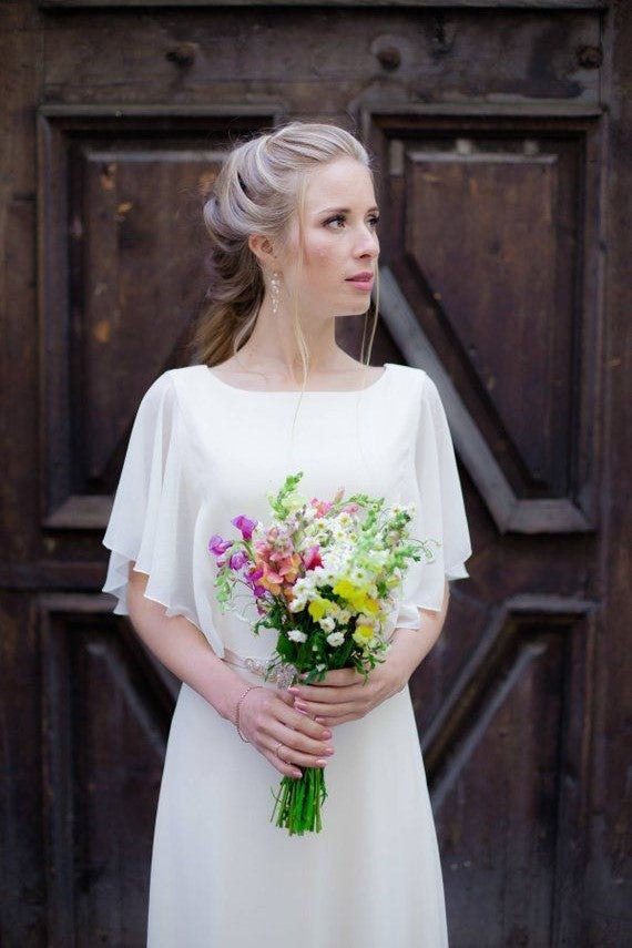 chiffon-beach-wedding-gown-with-v-back-1