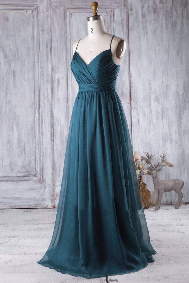 classic-chiffon-bridesmaid-gown-with-shoestring-straps