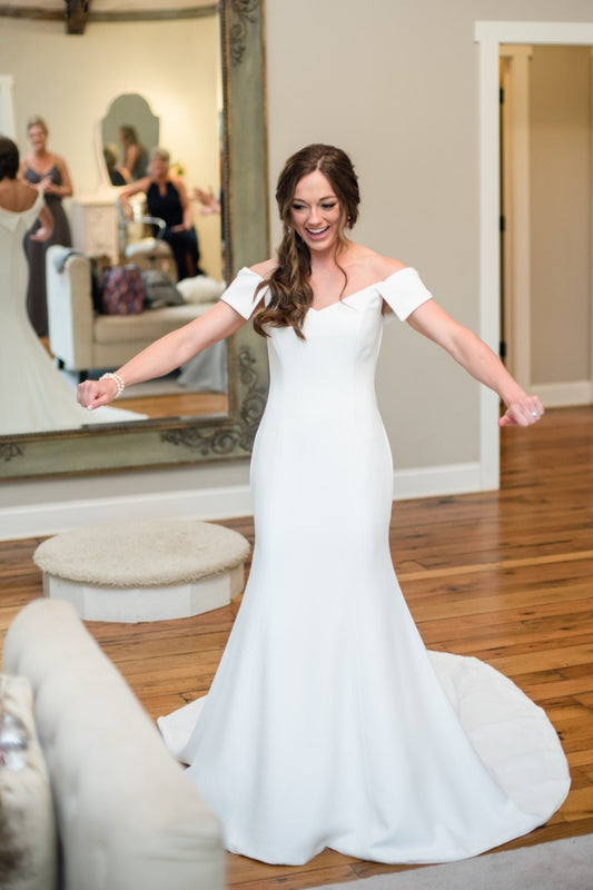 clean-satin-wedding-dresses-with-off-the-shoulder