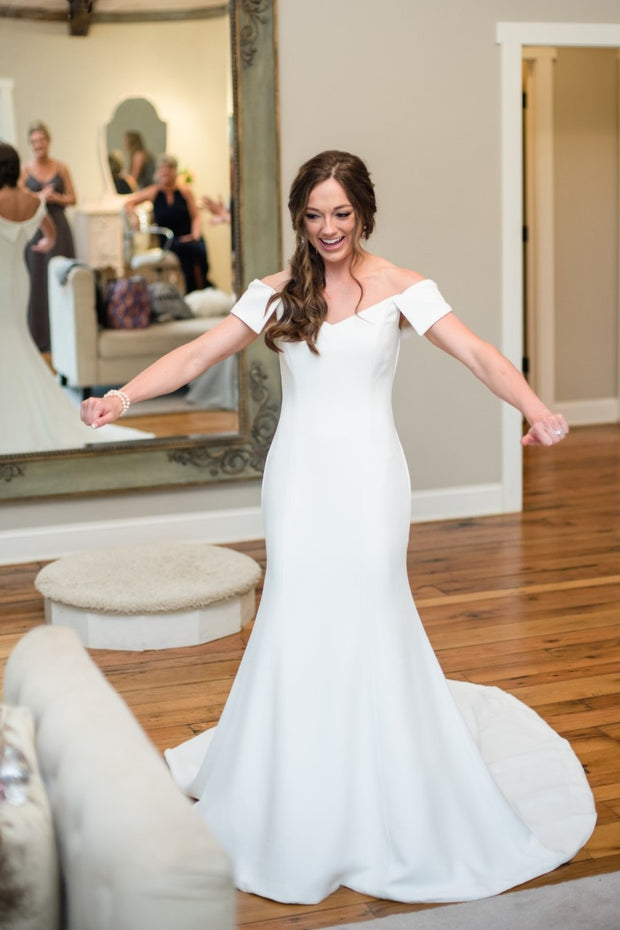 clean-satin-wedding-dresses-with-off-the-shoulder
