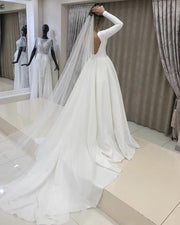 clean-simple-satin-bridal-dresses-long-sleeves-2