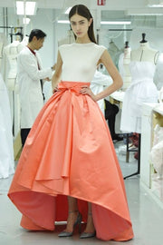 color-block-hi-lo-prom-dresses-with-satin-skirt
