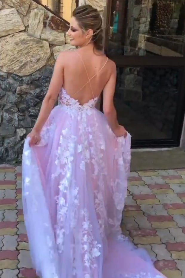 color-block-lace-floral-bridal-gown-dress-with-v-neckline-2