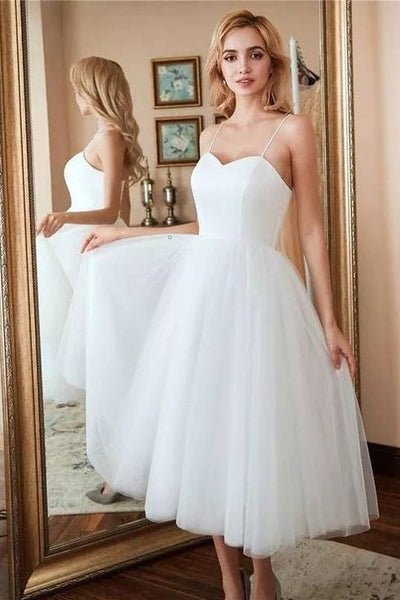 corset-back-midi-length-bride-dress-with-thin-straps