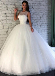 crystals-ball-gown-illusion-neckline-bridal-dress-with-sequin-tulle-skirt-3