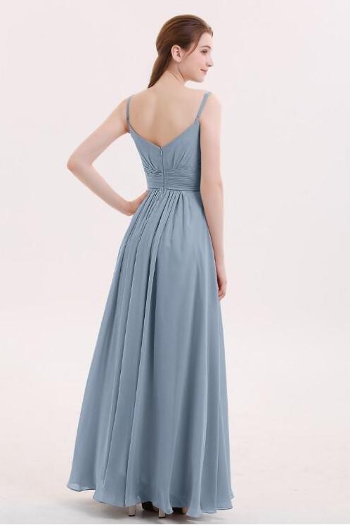 dusty-blue-bridesmaid-dresses-long-chiffon-skirt-vestido-de-la-dama-de-honor-1